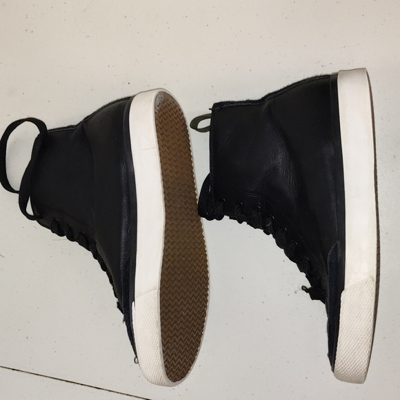 Rag & Bone High Top Sneakers 39.5 leather black - Picture 5 of 16